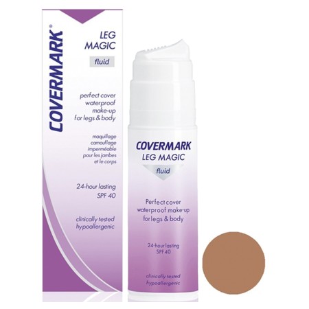 Covermark leg magic fluid correcteur spf40 65, 75 ml d'émulsion fluide pour application locale