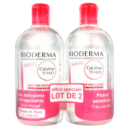 Bioderma créaline ts h20 - 2x500ml