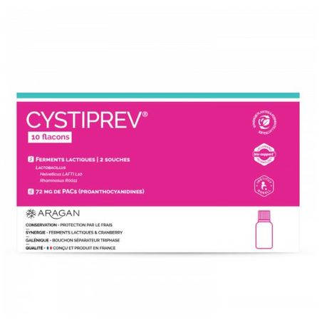 Cystiprev Santé Féminine, 10 flacons