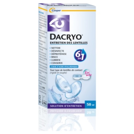 Dacryo Entretien lentilles, 50ml