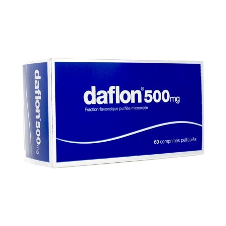 Daflon 500 mg, 60 comprimés pelliculés