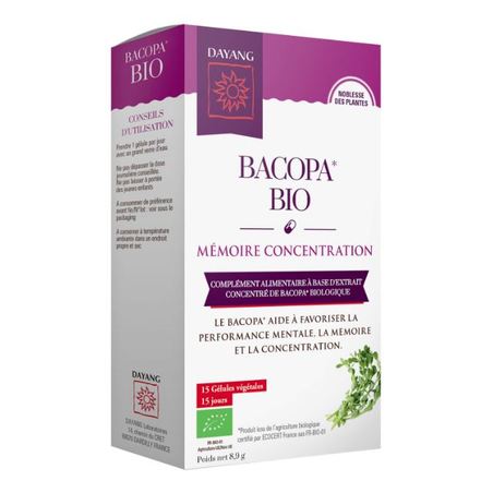 Dayang Bacopa 15 gélules, Cure de 15jours