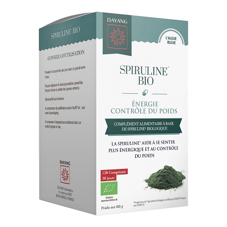 Dayang Spiruline Bio, 120 comprimés