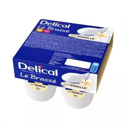 Delical Brassé Vanille HP HC, 4 x 200 g