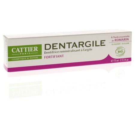 Cattier dentifrice dentargile - anti-âge et fortifiant - 75ml