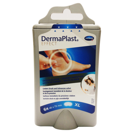 DermaPlast Effect Grandes Ampoules, 6 pansements XL de 45 x 75 mm