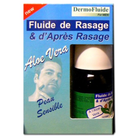 Dermofluide for men fluide ras ap ras aloe ve, 30 ml d'émulsion fluide pour application locale