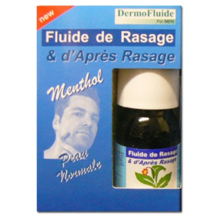 Dermofluide for men fluide ras ap ras menthol, 30 ml d'émulsion fluide pour application locale