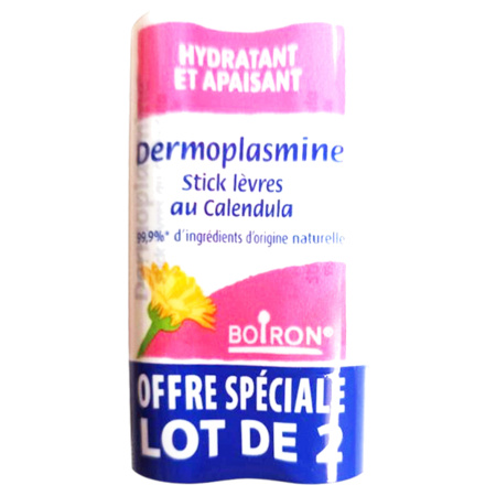 Dermoplasmine Stick Lèvres au Calendula, Lot de 2