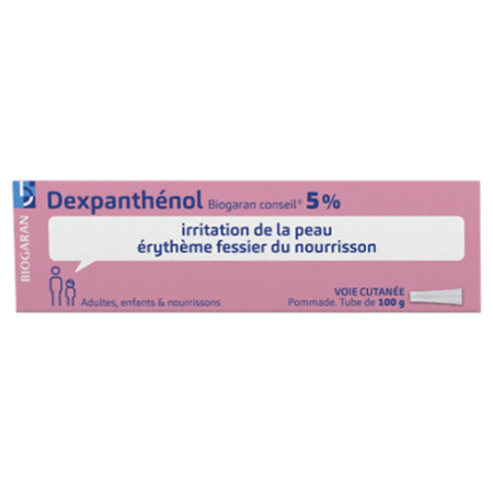 Dexpanthenol biogaran conseil 5 %, 100 g de pommade dermique