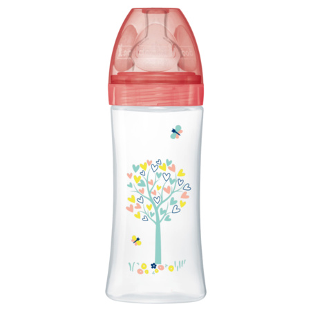 Dodie Biberon Sensation+ Débit Rapide Jardin, 330 ml