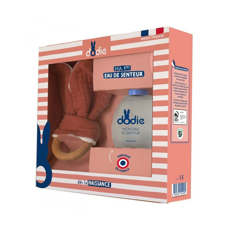 Dodie Coffret Eau de Senteur Hochet Terracotta, 50 ml