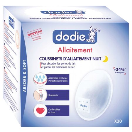 Dodie coussinets d'allaitement nuit - x30