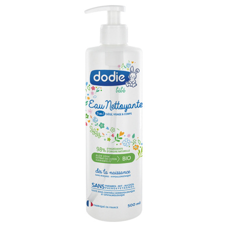 Dodie eau nettoyante 3 en 1, 500 ml       