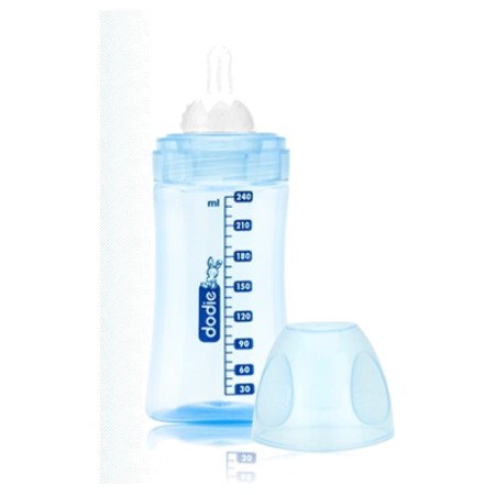 Dodie initiation biberon bleu silicone vit2 270ml