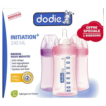 Dodie Biberon Initiation Rose 150ml