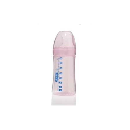 Dodie biberon initiation+ pour les nourrissons & le sevrage rose - 240ml