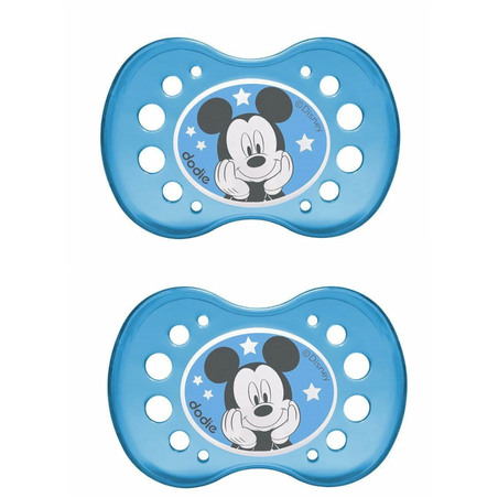 Dodie sucettes anatomiques +18 Mickey nuit x2