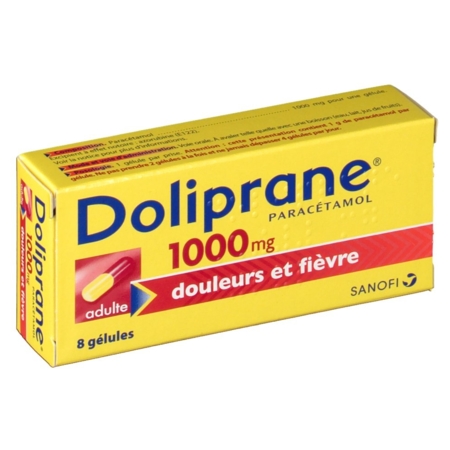 Doliprane 1000 mg, 8 gélules