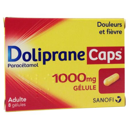 Dolipranecaps 1000 mg, 8 gélules