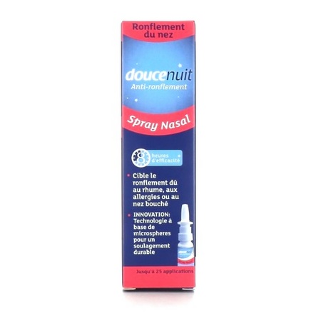 Douce nuit nez spray nasal antironflement, 10 ml