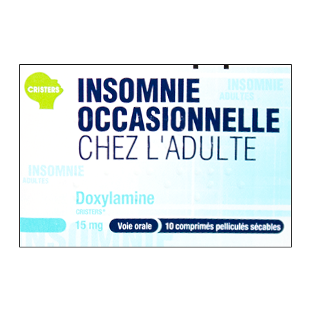 DOXYLAMINE CRISTER 15 mg, 10 comprimés