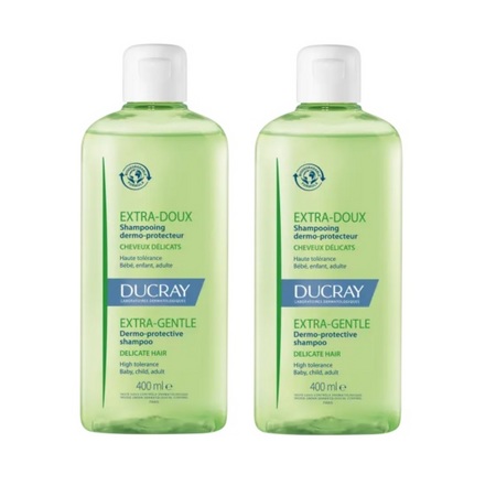 Ducray Shampooing dermo-protecteur extra doux, 2 x 400 ml