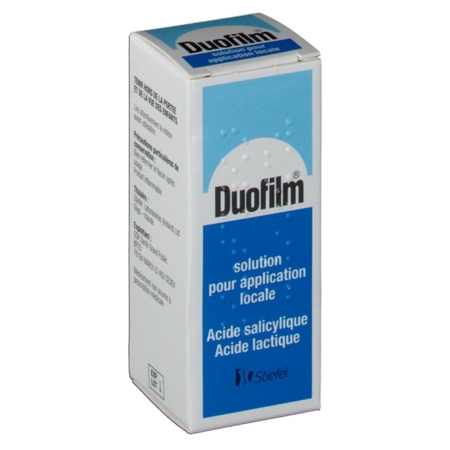 Duofilm, flacon de 15 ml de solution pour application locale