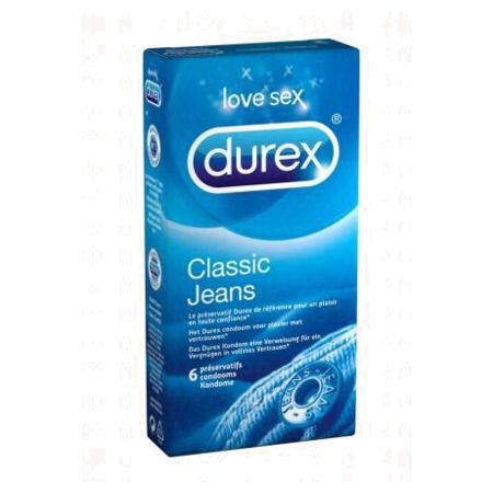 Durex préservatifs durex jeans x 6