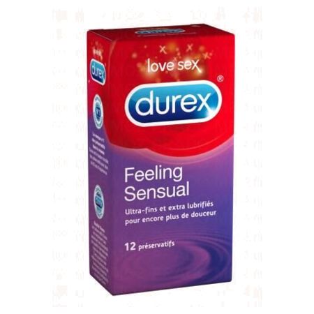 Durex feeling sensual préservatif x 12