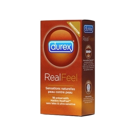 Durex real feel preservatif 10