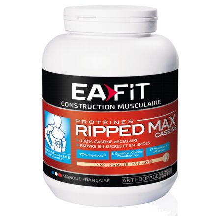 Eafit ripped max caseine vanille, 750 g 