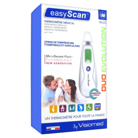 Easyscan thermometre tempo et auriculaire