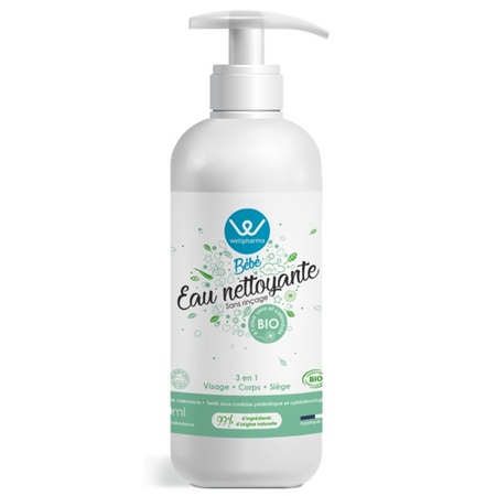 Eau nettoyante 3 en 1 certifiée BIO, 500ml