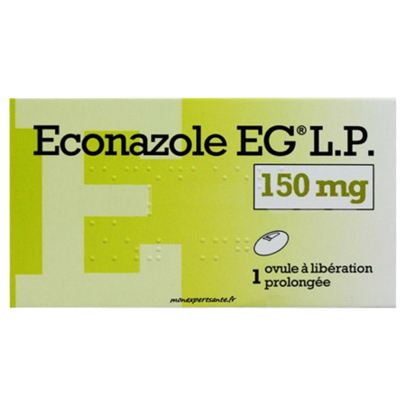 Econazole eg lp 150 mg, 1 ovule à liberation prolongée