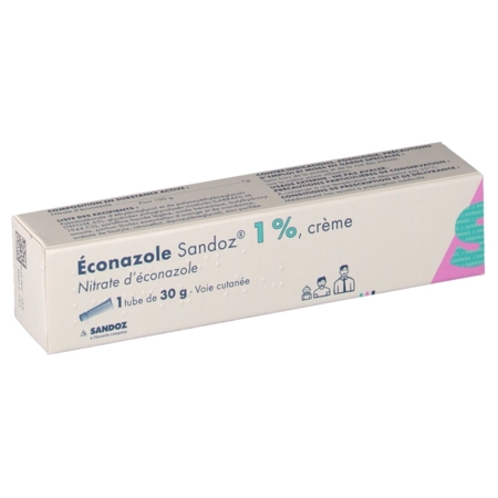 Econazole sandoz 1 %, 30 g de crème