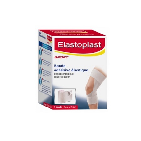 Elastoplast bande adhésive élastique 2.5m x 8cm