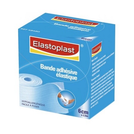 Elastoplast bande adhesive elastique 2m5 x  6cm