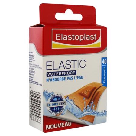 Elastoplast pansements elastic waterproof x40