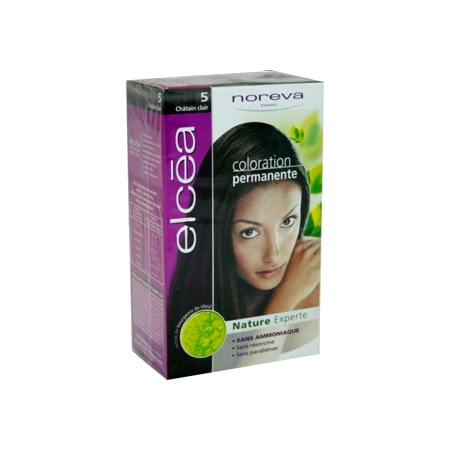 Elcea creme colorante naturelle chatain clair, 60 ml