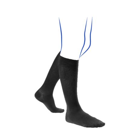 Chaussettes Elegance mollet - Noir Taille 1 Normal    