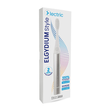 Elgydium Brosse à Dents Style Electric Argent