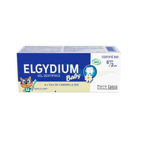 Elgydium Dentifrice Baby Bio de 6 mois à 2 ans