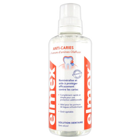 Elmex solution dentaire protection caries 400 ml
