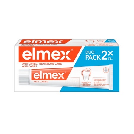 Elmex dentifrice protection caries - 2 tubes, 125 ml