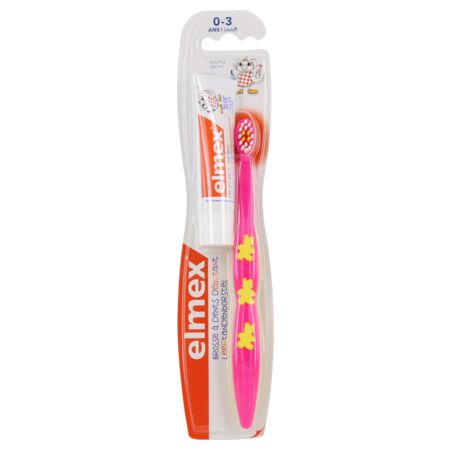 Elmex brosse à dent débutant 0-3 ans protection caries