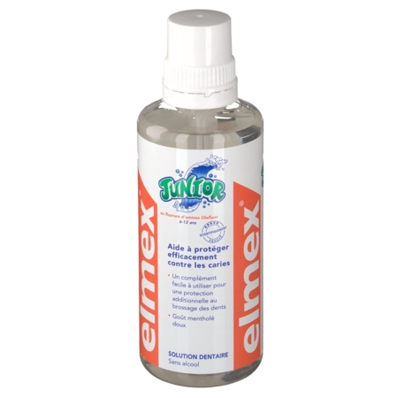 Elmex junior solution dentaire 6/12ans, 400 ml