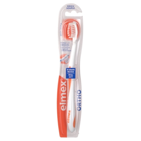 Elmex ortho brosse dents orthodontique souple