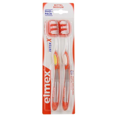 Elmex protection caries brosse dents med stand x2