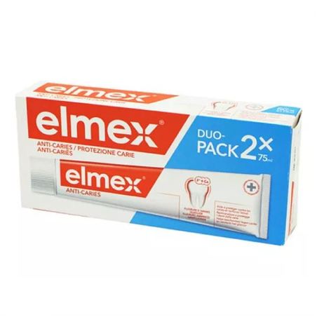Elmex Protection Caries Dentifrice, 2 x 75 ml
